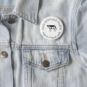Benutzerdefinierte kleine Farm für frische Produkt Button