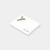 Benutzerdefinierte Kolibri-Notizen Post-it Klebezettel (angewinkelt)