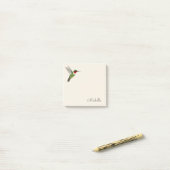 Benutzerdefinierte Kolibri-Post-it-Notes Post-it Klebezettel (Auf Schreibtisch)