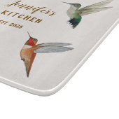Benutzerdefinierte Kolibris Schneidebrett (Ecke)