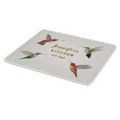 Benutzerdefinierte Kolibris Schneidebrett (Ecke)