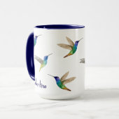 Benutzerdefinierte Kolibris Tasse (Vorderseite Links)