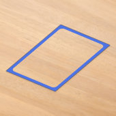 Benutzerdefinierte königsblaue Acryl-Rahmen-Einlad Acryleinladungen (Ablage )