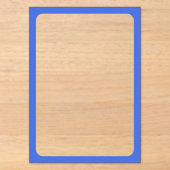 Benutzerdefinierte königsblaue Acryl-Rahmen-Einlad Acryleinladungen (Vorderseite)