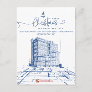 Benutzerdefinierte Konstruktion & Design, Architek Feiertagspostkarte
