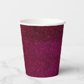 Benutzerdefinierte kosmische Burgundy Paper Cups - Pappbecher (Rückseite)
