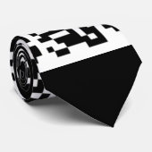 Benutzerdefinierte Krawatte der QR-Code-Scan-Info  (Gerollt)