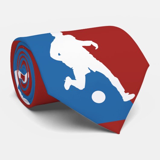 Benutzerdefinierte Krawatte des Fußballspielers (Gerollt)