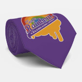 benutzerdefinierte Krawatte von Team Rainbow (Gerollt)