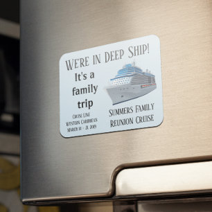 Benutzerdefinierte Kreuzfahrt-Tür Familie Personal Magnet