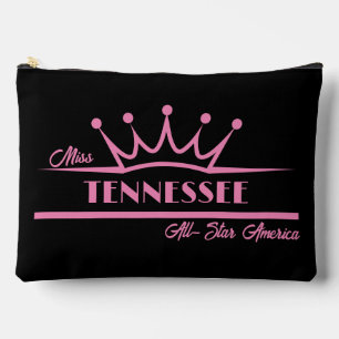 Benutzerdefinierte Krone Pageant Pocket Sash Bag Zubehörtasche
