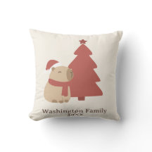 Benutzerdefinierte Kuschel-Capybara-Weihnachten