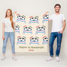 Benutzerdefinierte Kuschel-Trans-Pinguine Weihnach