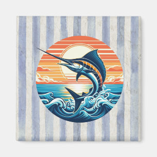 Benutzerdefinierte Küste/nautisch/Strand Marlin So Magnet