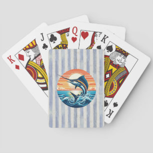 Benutzerdefinierte Küsten-/nautische-/Strand-Marli Spielkarten