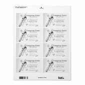 Benutzerdefinierte Labels für berufliche Catering- (Vorne)