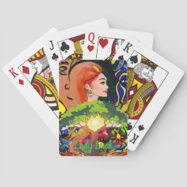 Benutzerdefinierte Lady Luck Paarabend  Spielkarten