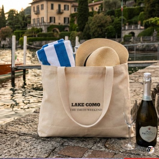 Benutzerdefinierte Lake Como The Smith Weekend Per Mini Stoffbeutel