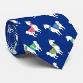 Benutzerdefinierte Lama-Musterfarbe Krawatte (Gerollt)