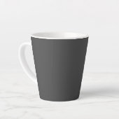 Benutzerdefinierte Latte Tasse | Personalisierte K (Linke Ecke)