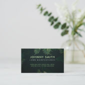 Benutzerdefinierte Lawn Care Slogans Business Card Visitenkarte (Stehend Vorderseite)