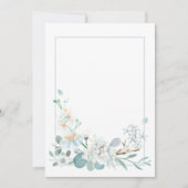 Benutzerdefinierte leere Anemone Blumen Save The Date (Vorderseite)