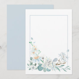 Benutzerdefinierte leere Anemone Blumen Save The Date