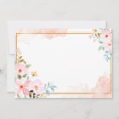 Benutzerdefinierte leere Flora Save The Date (Vorderseite)