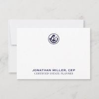 Benutzerdefinierte legale Logo-Note-Card-Print ode