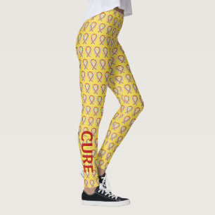 Benutzerdefinierte Leggings für das Gelbe und Rote
