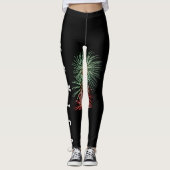 Benutzerdefinierte Leggings für die Wiederholung v (Vorderseite)