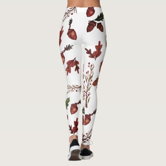 Benutzerdefinierte Leggings für Fallmuster (Rückseite)