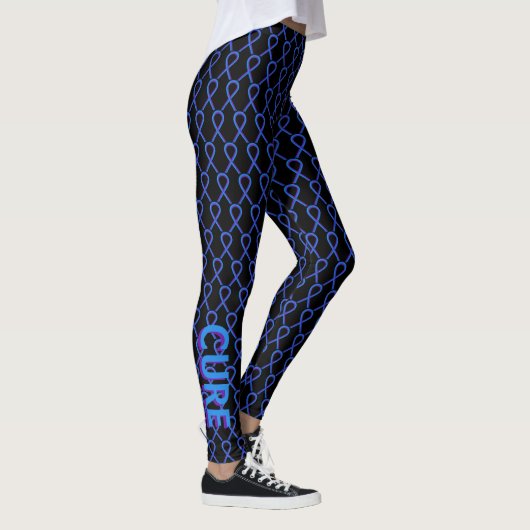 Benutzerdefinierte Leggings für lila und blaue Bew (Rechts)