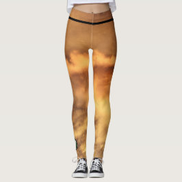 Benutzerdefinierte Leggings-MONOGRAMM- UND GOLDSCH Leggings