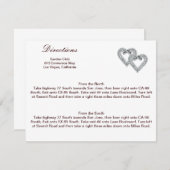 Benutzerdefinierte Lemon-Herzschrittkarte Begleitkarte (Vorne/Hinten)