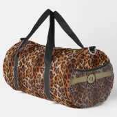 Benutzerdefinierte Leopard-Duffel-Tasche Duffle Bag (Rechte Ecke)