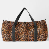 Benutzerdefinierte Leopard-Duffel-Tasche Duffle Bag (Rückseite)