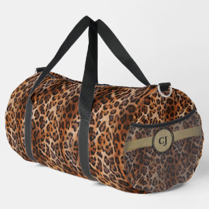 Benutzerdefinierte Leopard-Duffel-Tasche Duffle Bag