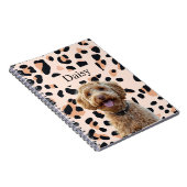 Benutzerdefinierte Leopard-Print-Hund-Foto Notizblock (Rechte Seite)
