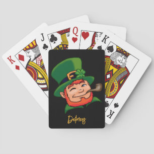 Benutzerdefinierte Leprechaun St. Patrick's Spielk Spielkarten