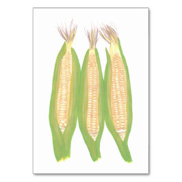 Benutzerdefinierte Lesekarten für Mais Tischnummer