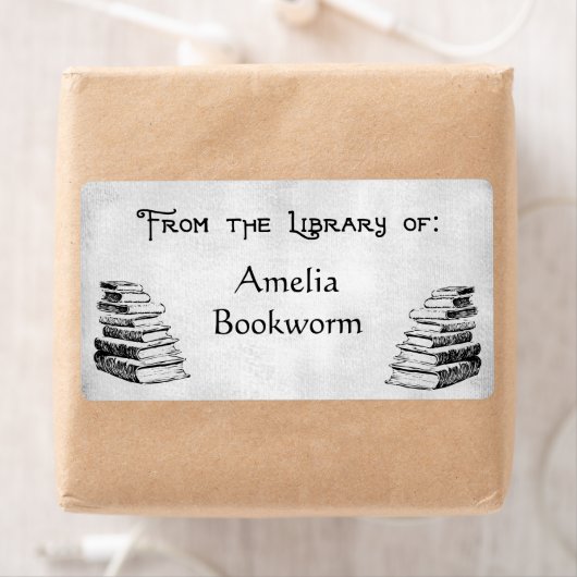 Benutzerdefinierte "Library"-Labels für Vintage Bü (Insitu)