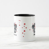 Benutzerdefinierte Liebe - Coupnamen Personalisier Tasse (Zentrum)
