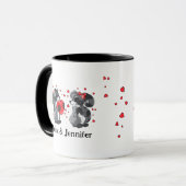 Benutzerdefinierte Liebe - Coupnamen Personalisier Tasse (Vorderseite Links)