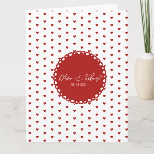 Benutzerdefinierte Liebe dank Karte (Vorderseite)