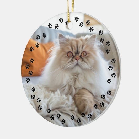 Benutzerdefinierte Liebe des Foto-Memory-Pads Druc Keramik Ornament (Links)