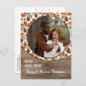 Benutzerdefinierte Liebe für eine glückliche Thank Postkarte (Vorne/Hinten)