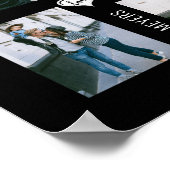 Benutzerdefinierte Liebe für FotoCollage Poster (Ecke)