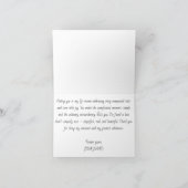 Benutzerdefinierte Liebe - Grußkarte Karte (Innenseite)