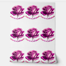 Benutzerdefinierte Liebe In Full Bloom Rose Valent